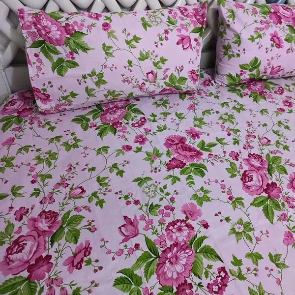 Soft Orchard Bedsheet set Pillow Cover