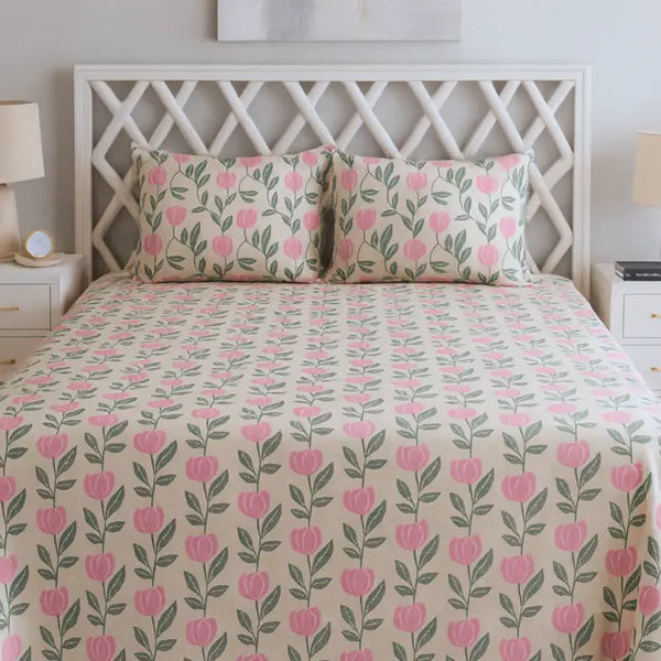 Flora Fusion Bedsheet Set