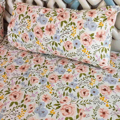 Floral Haven Bedsheet Set