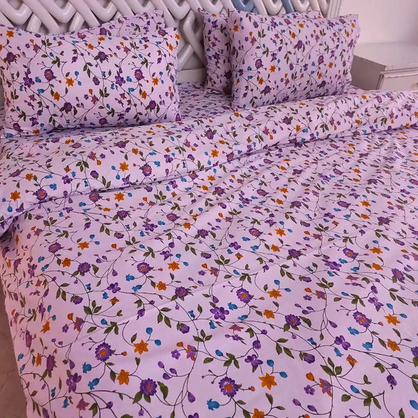 Wisteria Mist 6 PC Summer Quilt Cover Set