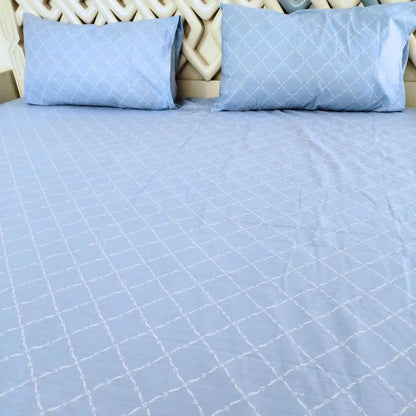 Skyline Grid Bedsheet Set