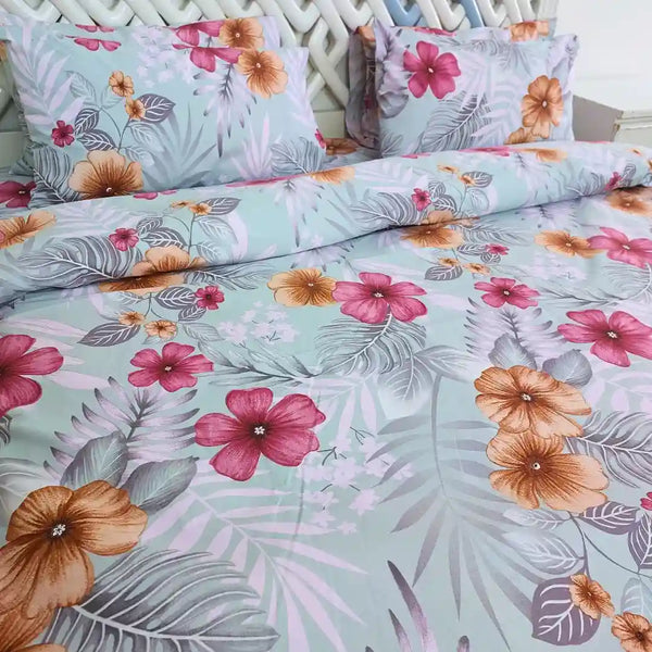 Rosewood 6 PC Summer Quilt Cover Set