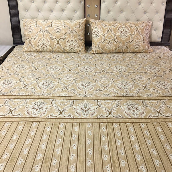 Almond Lace Bedsheet Set