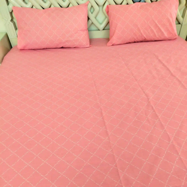 Pink Prism Bedsheet Set