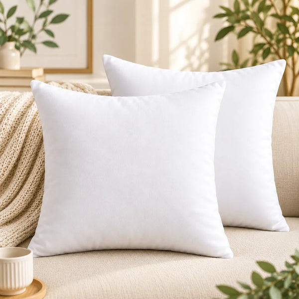 CozyFill Cushion – Soft & Fluffy Filled Cushion | Pack of 2