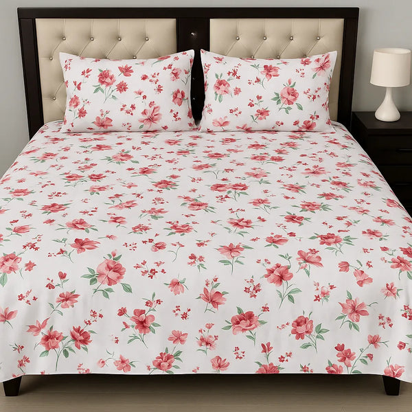 Rosey garden Bedsheet set