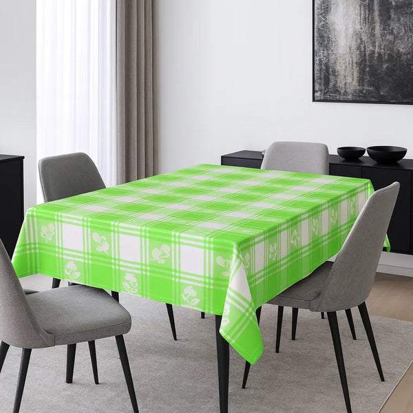 Bright Green Matrix Table Cover