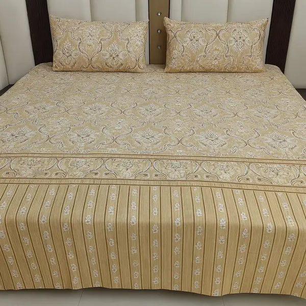 Almond Lace Bedsheet Set