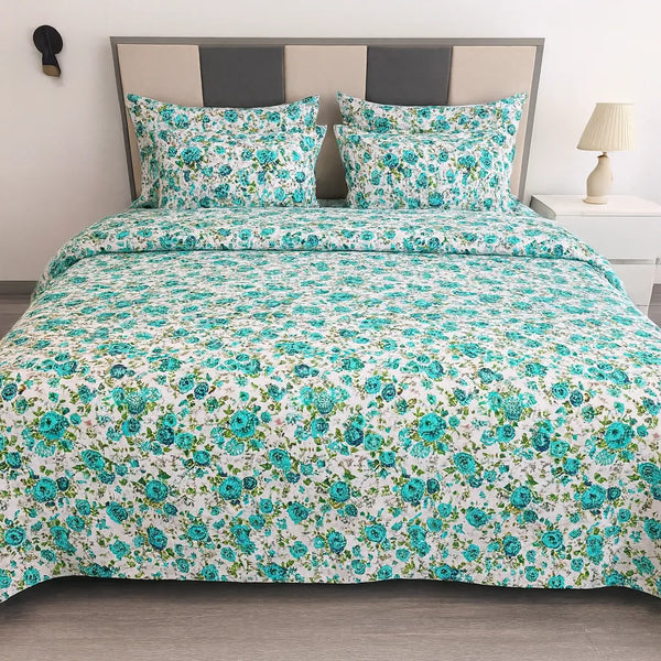 Spring lime 6 PC Quilt Cover Set
