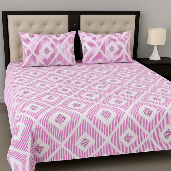 Geo Blush Bedsheet Set