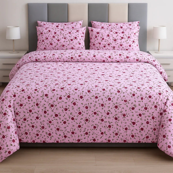 Winter Rosé 6 PC Quilt Cover Set
