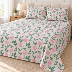 Flora Fusion Bedsheet Set