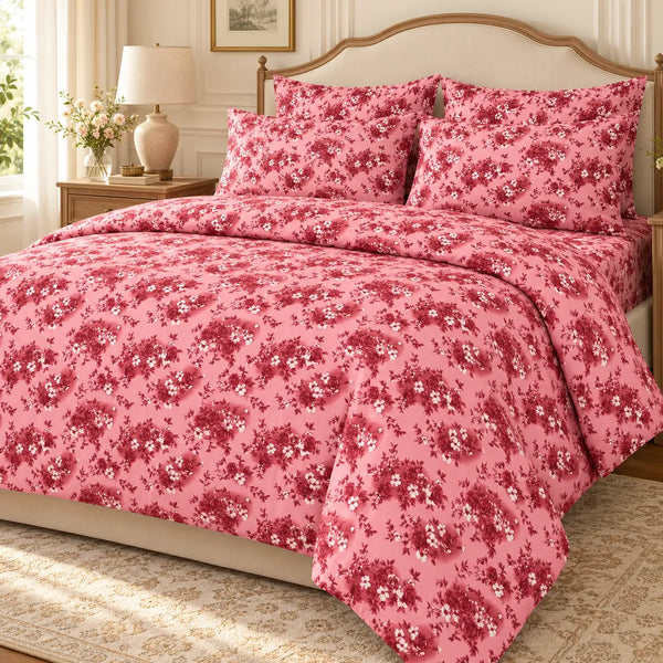 Karmesin 6-Piece Quilt Cover Set – King
